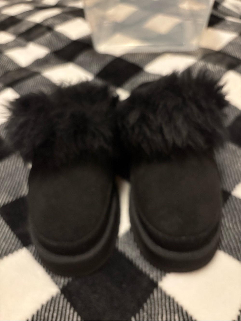 UGG WOMENS DISQUETTE CHALET BLACK SIZE 8